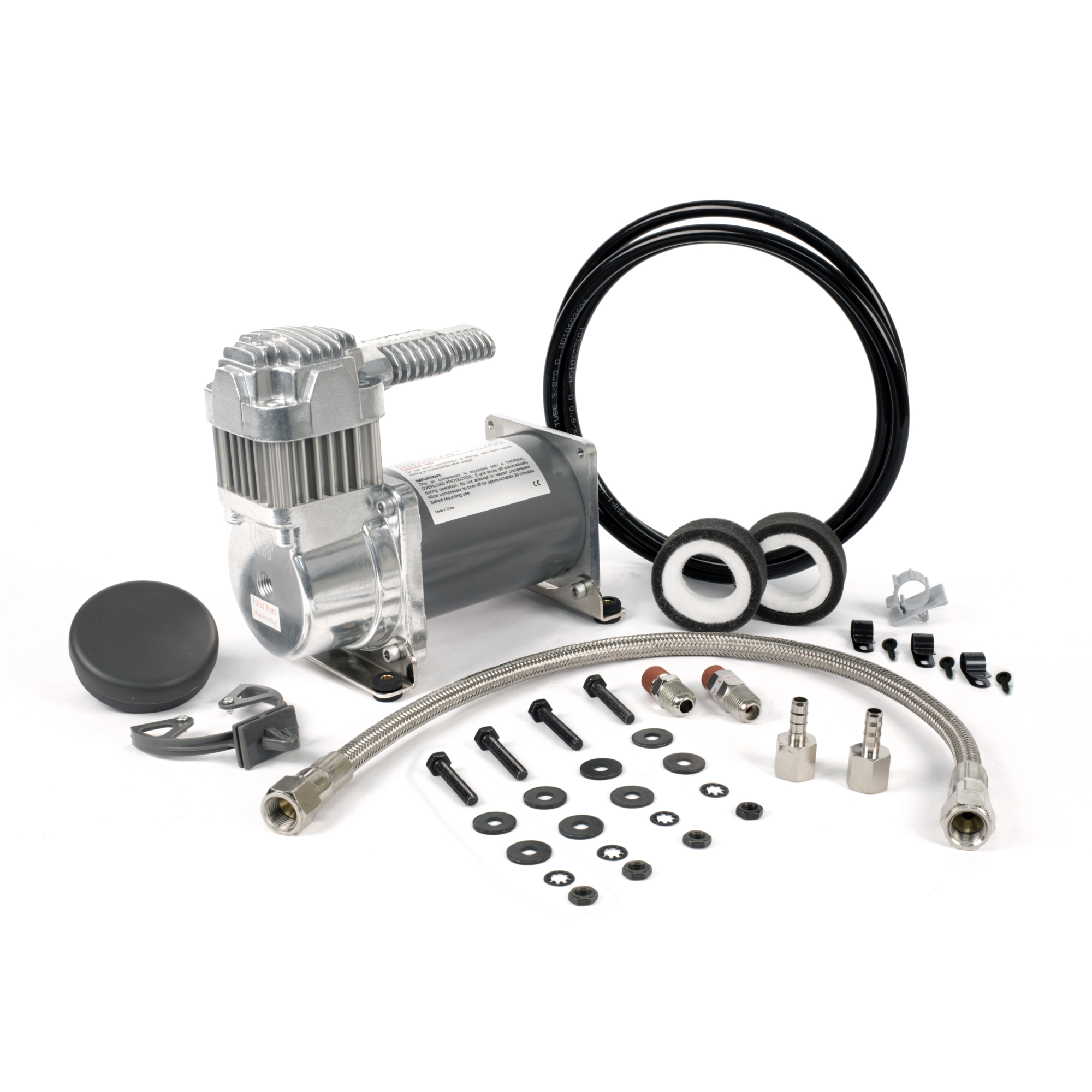 Viair, 250C Industrial Grade 12 Volt Air Compressor, Horsepower 0.25 HP, Air Tank Size 0 Gal, Volts 12 Model# 25050
